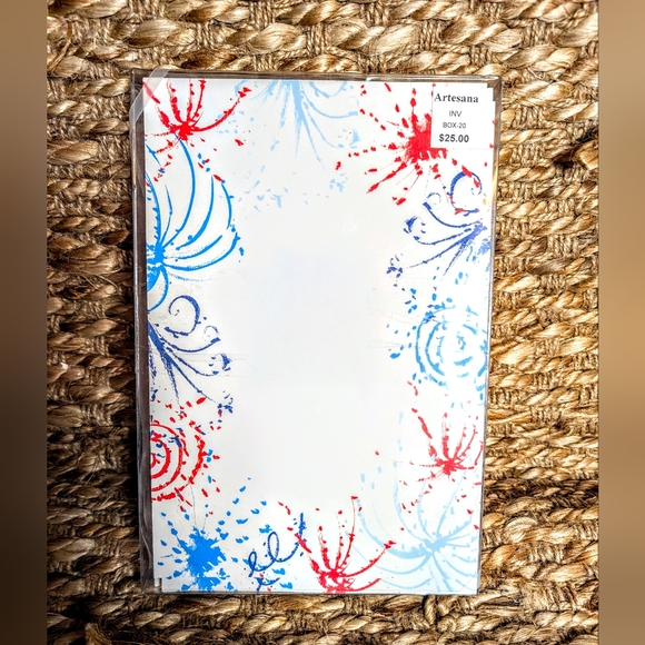 20 Blank 5x7 Fireworks Invitations With 20 Envelopes - Picture 1 of 4